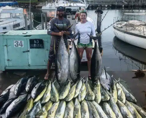 Flyer sportfishing charter north shore, Oahu.