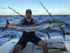 Wahoo also known as Ono caught on the North Shore fishing vessel, the Flyer.